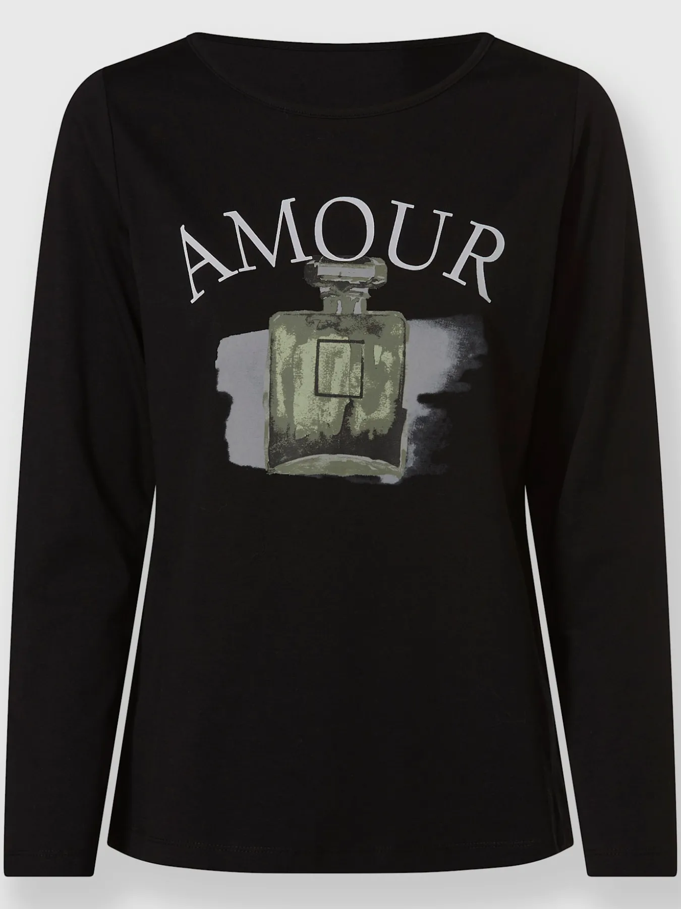 T-shirt à manches longues imprimé assorti