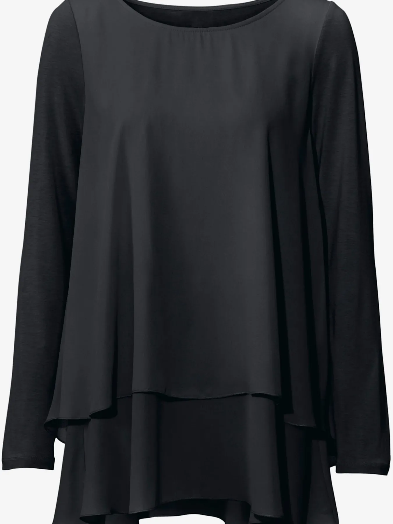 T-shirt à manches longues joli look superposé