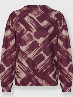 T-shirt à manches longues motif imprimé exclusif