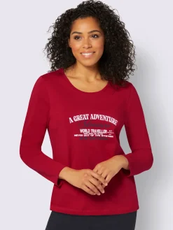 T-shirt à manches longues pur coton