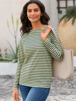 T-shirt à manches longues pur coton