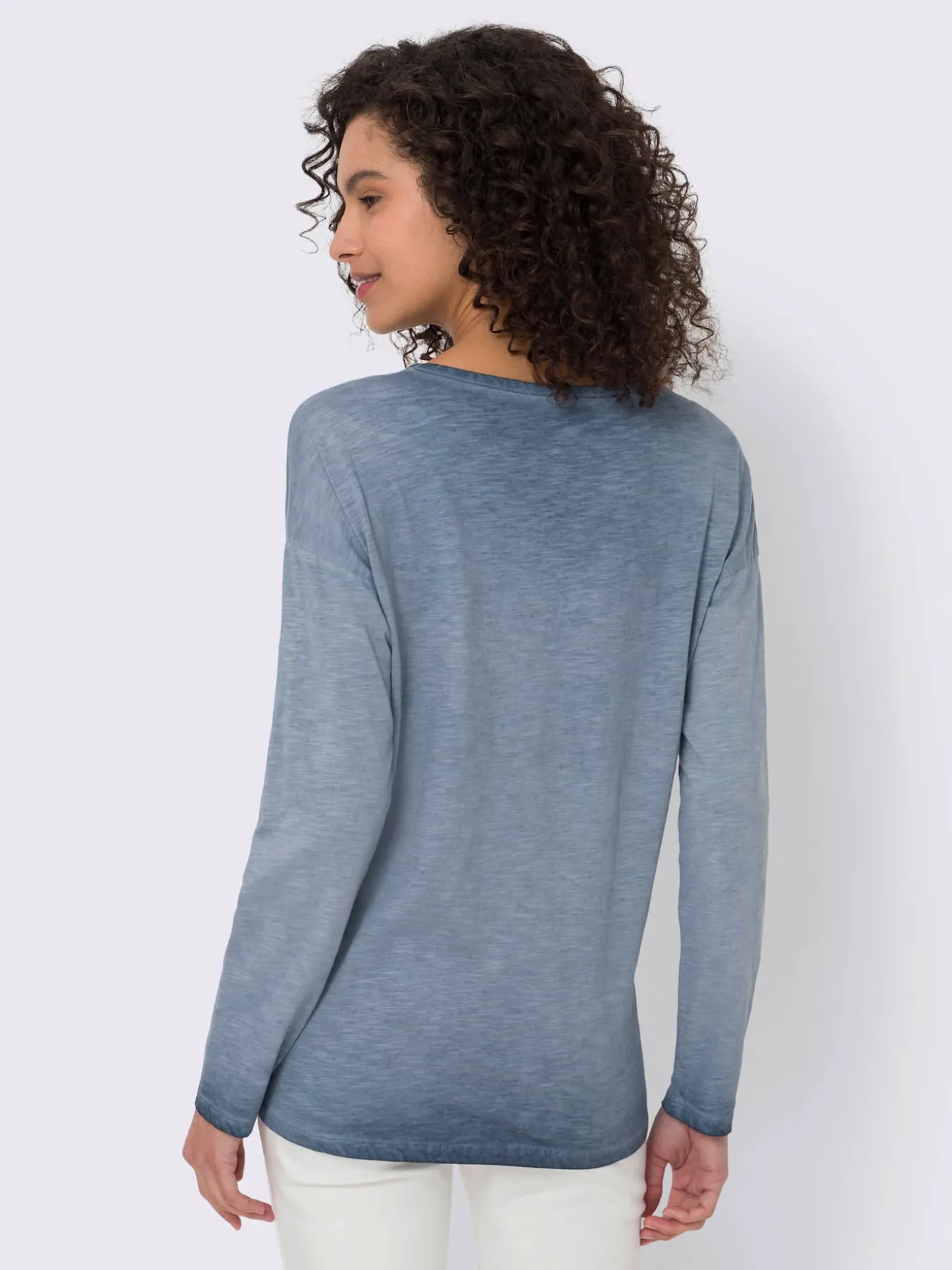 T-shirt à manches longues pur coton
