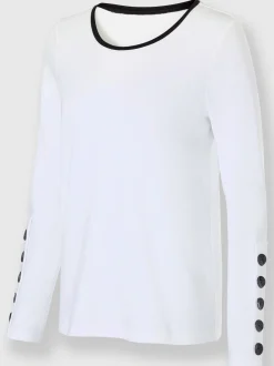 T-shirt à manches longues qualité interlock indéformable