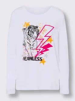 T-shirt à manches longues qualité coton doux sur la peau
