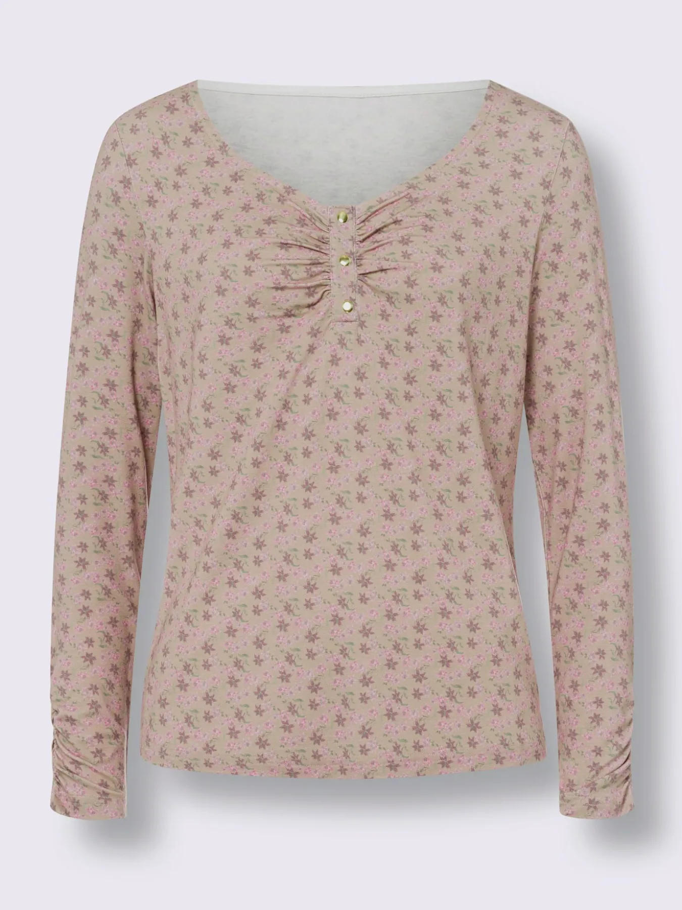 T-shirt à manches longues qualité viscose douce