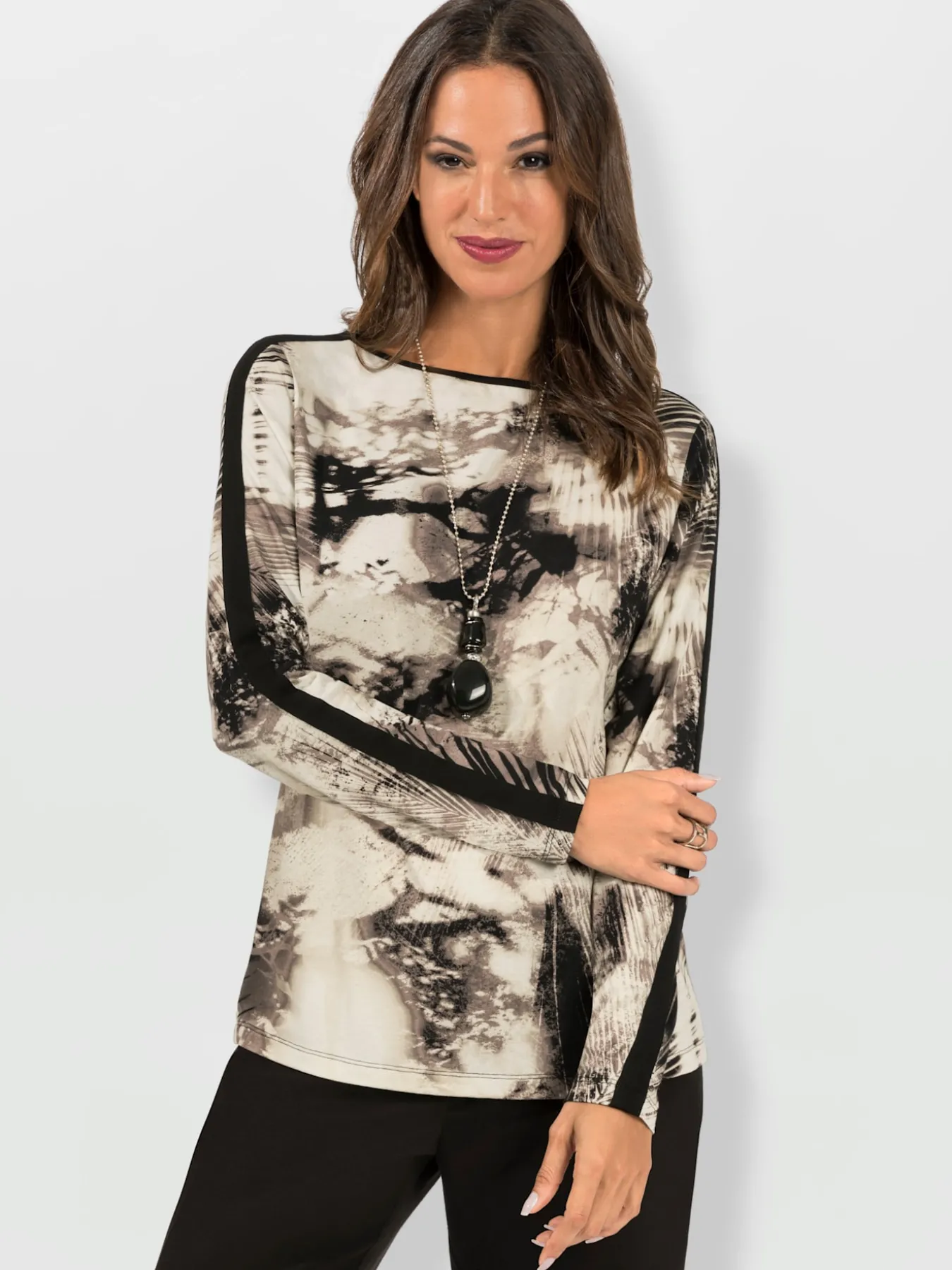 T-shirt à manches longues viscose