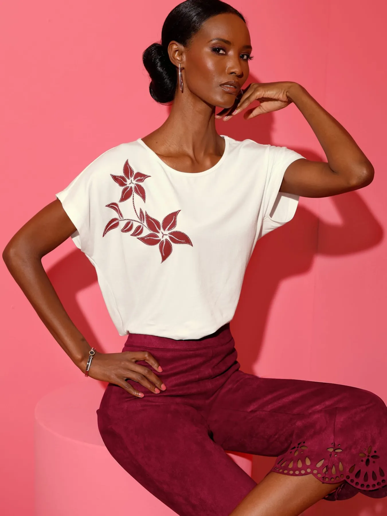T-shirt 48% modal