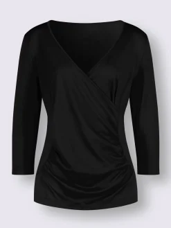 T-shirt cache-cœur tactel