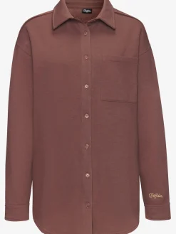 T-shirt chemise aux coloris unis
