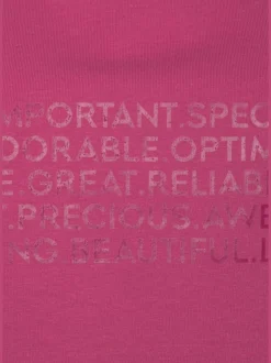 T-shirt de nuit avec imprimé texte devant