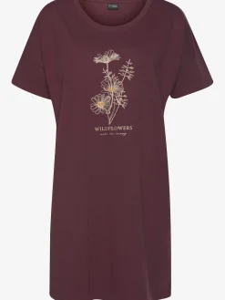 T-shirt de nuit court par lot de 2