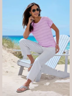 T-shirt effet structuré tendance