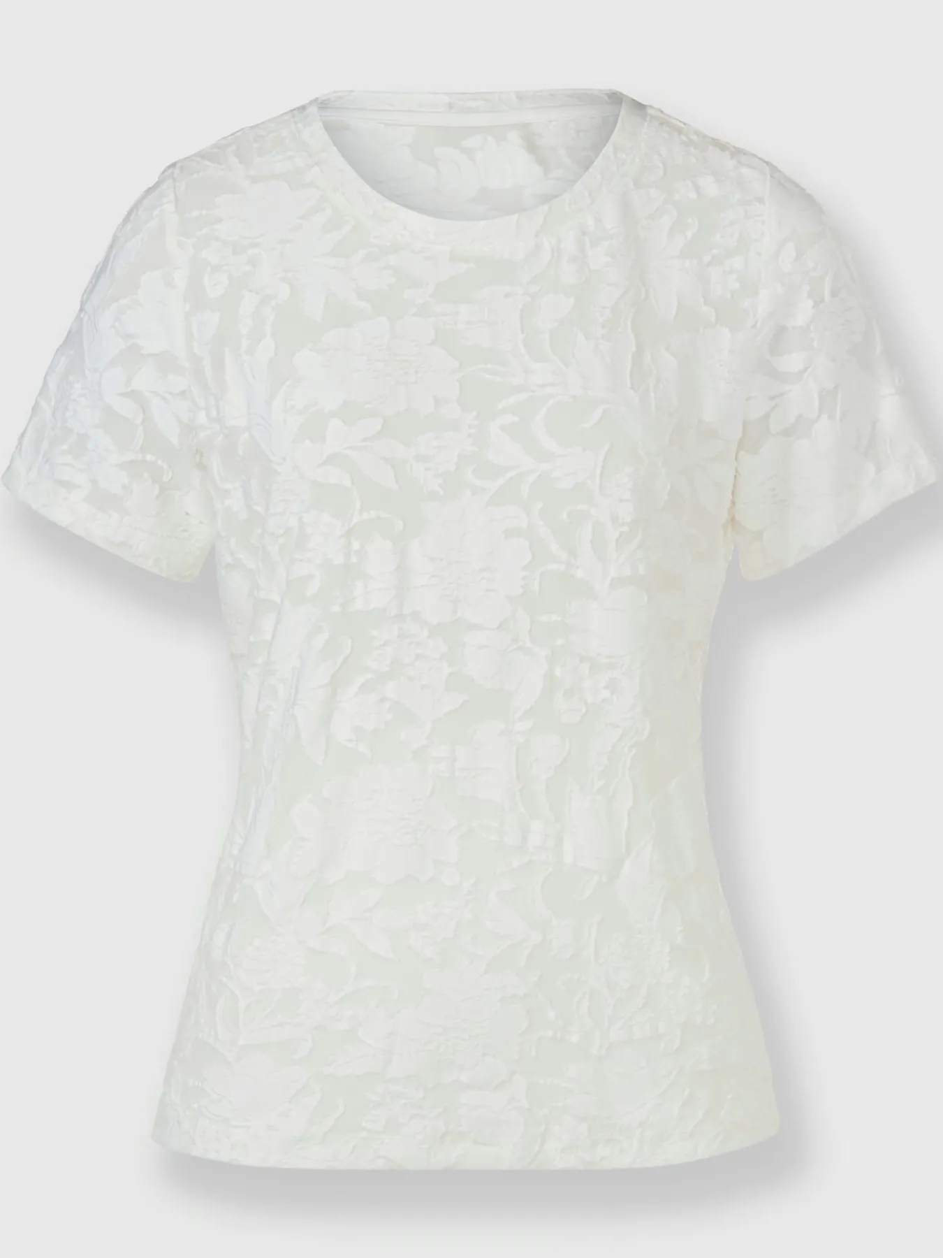 T-shirt en dentelle avec dentelle