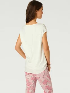 T-shirt en dentelle look romantique