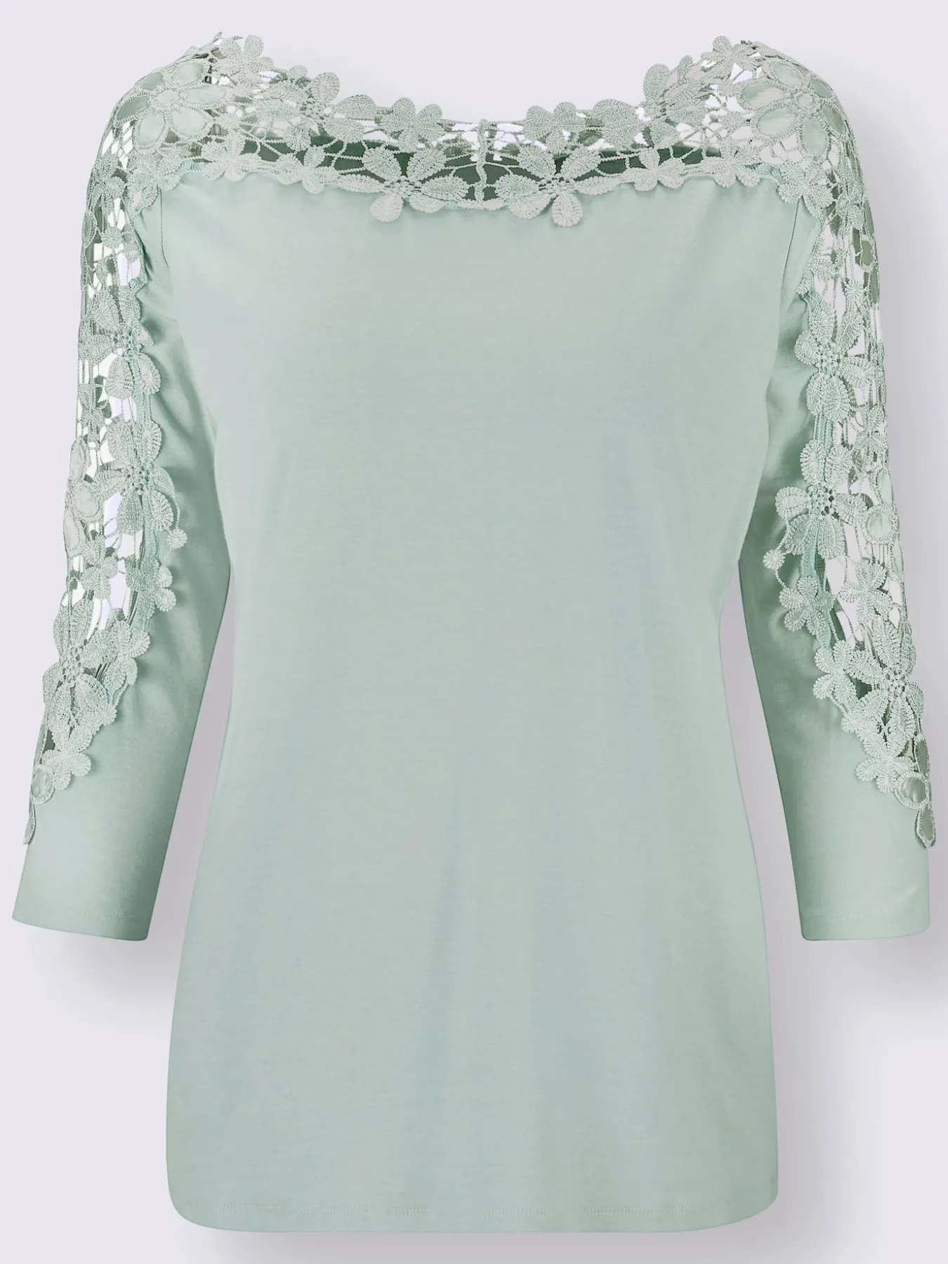 T-shirt en dentelle viscose