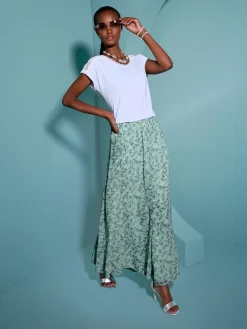 T-shirt en dentelle viscose