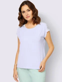 T-shirt en dentelle viscose