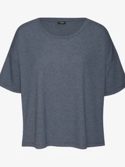 T-shirt en tricot côtelé