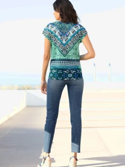 T-shirt en v légèreté estivale
