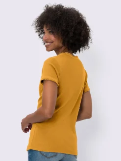 T-shirt en v qualité coton doux sur la peau