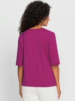 T-shirt en v toucher doux et agréable