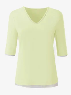 T-shirt en v toucher doux et agréable