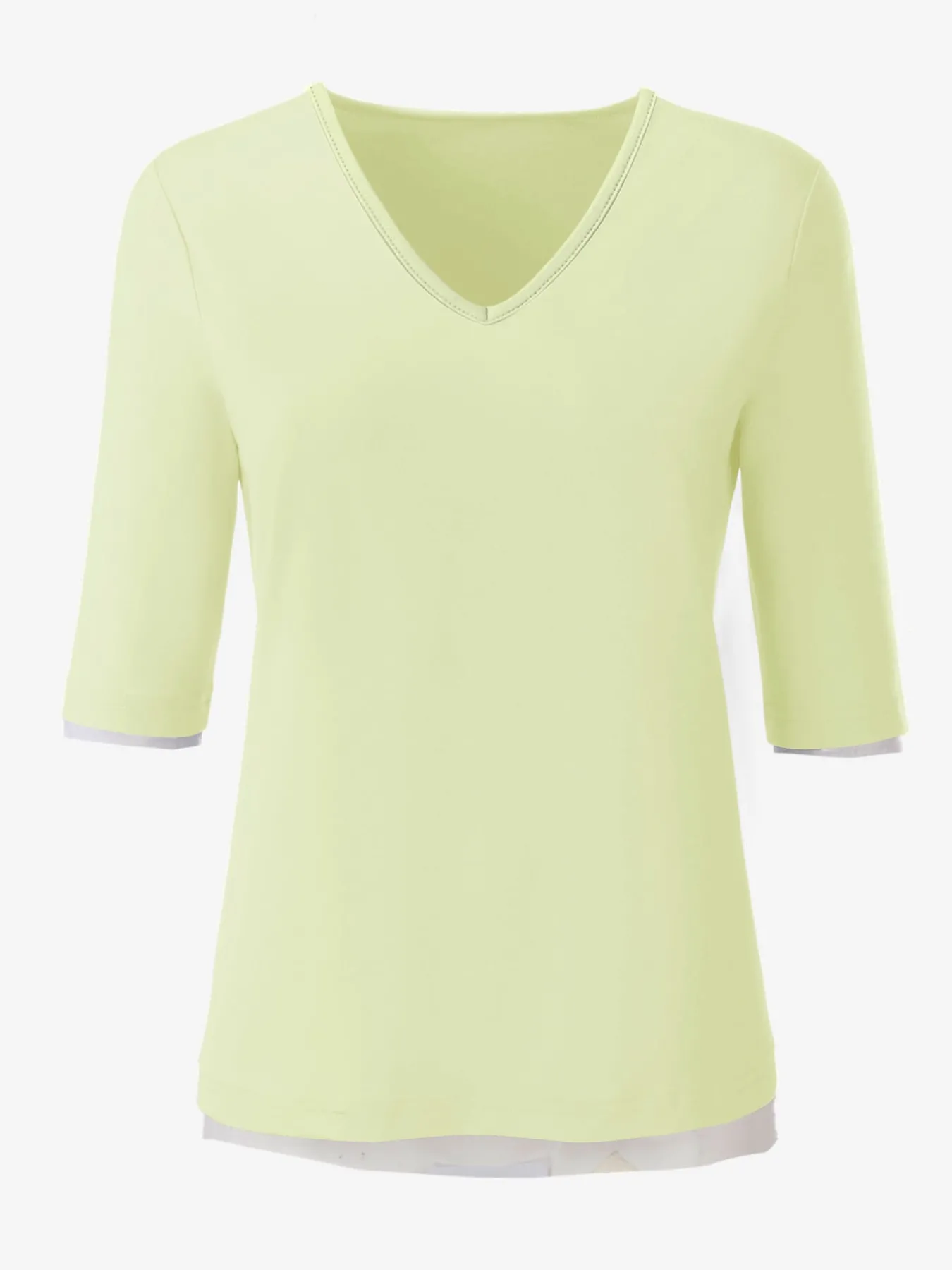 T-shirt en v toucher doux et agréable