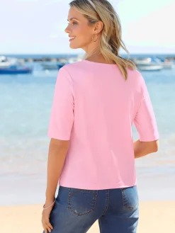 T-shirt en v toucher doux et agréable