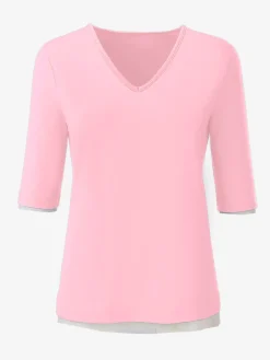 T-shirt en v toucher doux et agréable