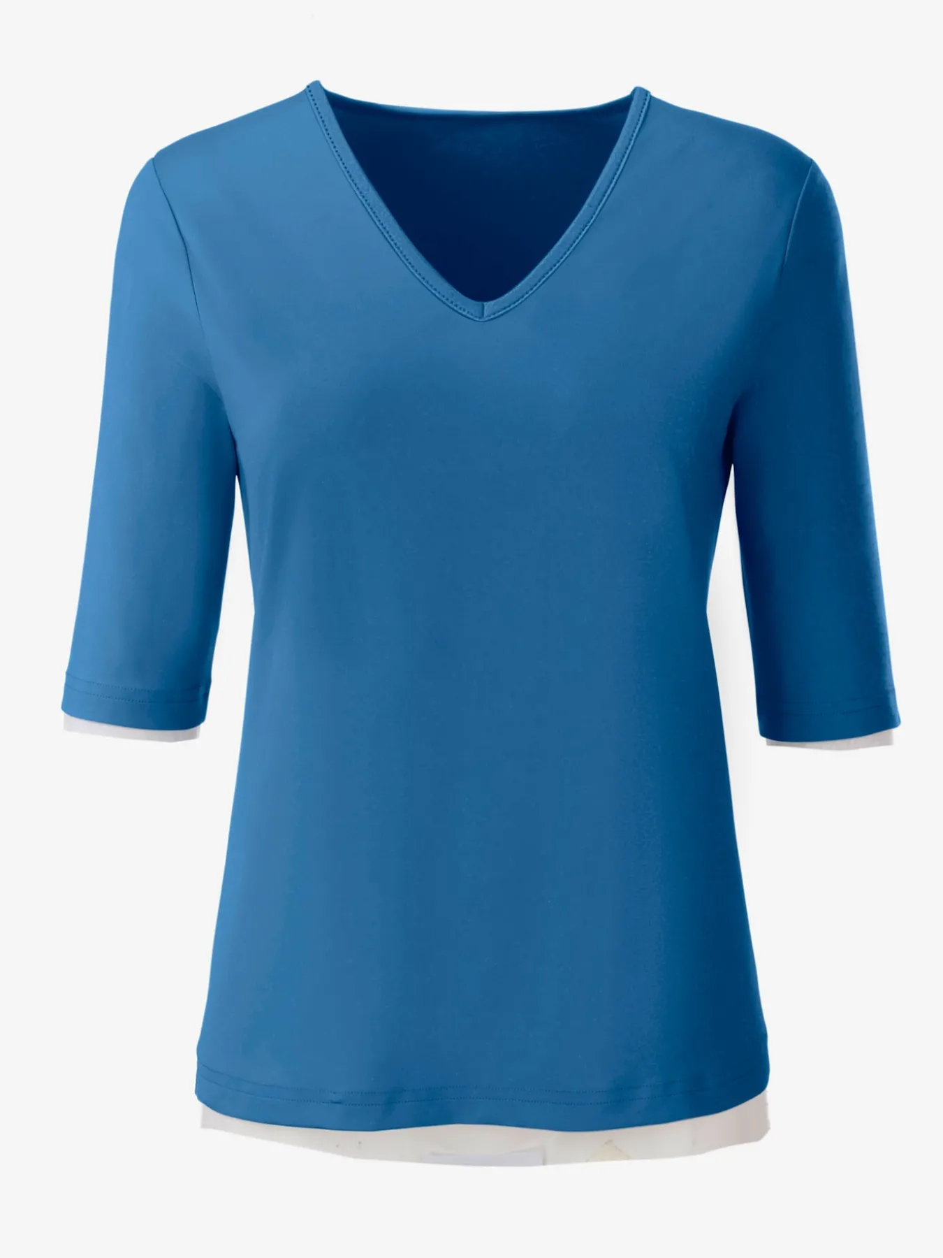 T-shirt en v toucher doux et agréable