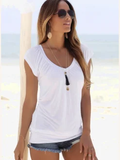 T-shirt en v t-shirt à manches courtes