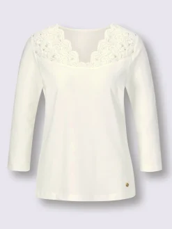 T-shirt en v ultra-doux avec modal