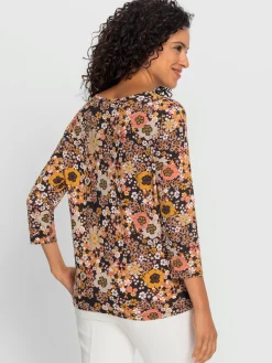 T-shirt en v viscose