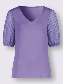 T-shirt en v viscose