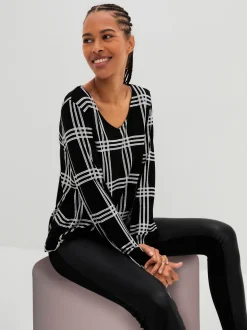 T-shirt en v viscose
