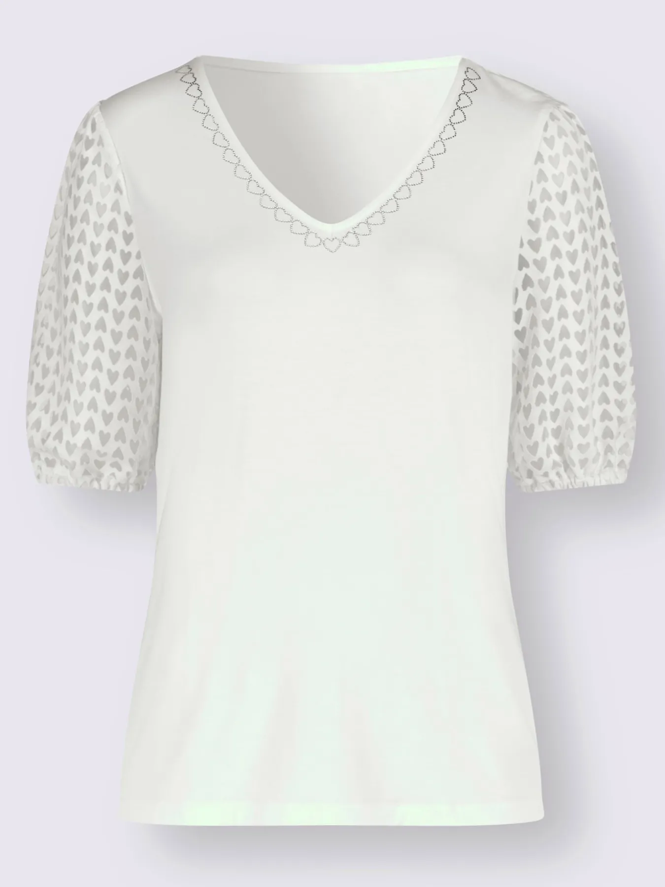 T-shirt en v viscose