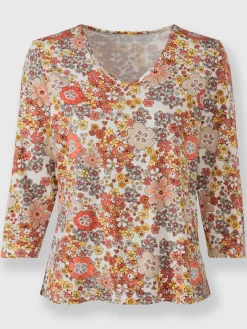 T-shirt en v viscose