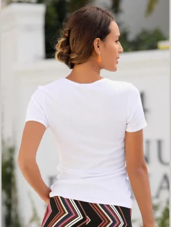 T-shirt encolure ronde