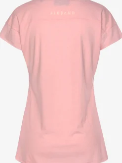T-shirt encolure ronde avec bords côtes