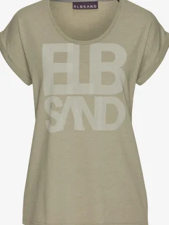 T-shirt encolure ronde dégagée