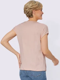 T-shirt femme élégant drapé