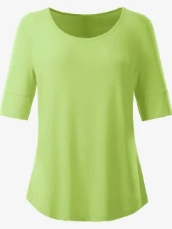T-shirt femme simple élégant manches doublées
