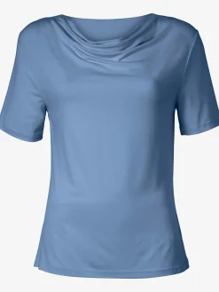 T-shirt féminin élégant col bénitier