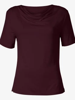 T-shirt féminin élégant col bénitier