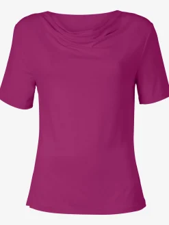 T-shirt féminin élégant col bénitier