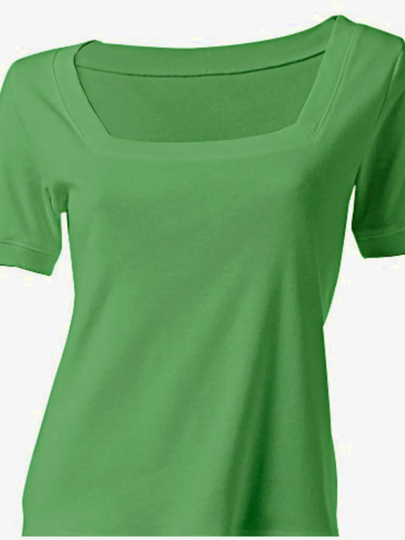 T-shirt grande encolure carrée