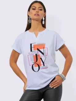 T-shirt imprimé 95% coton