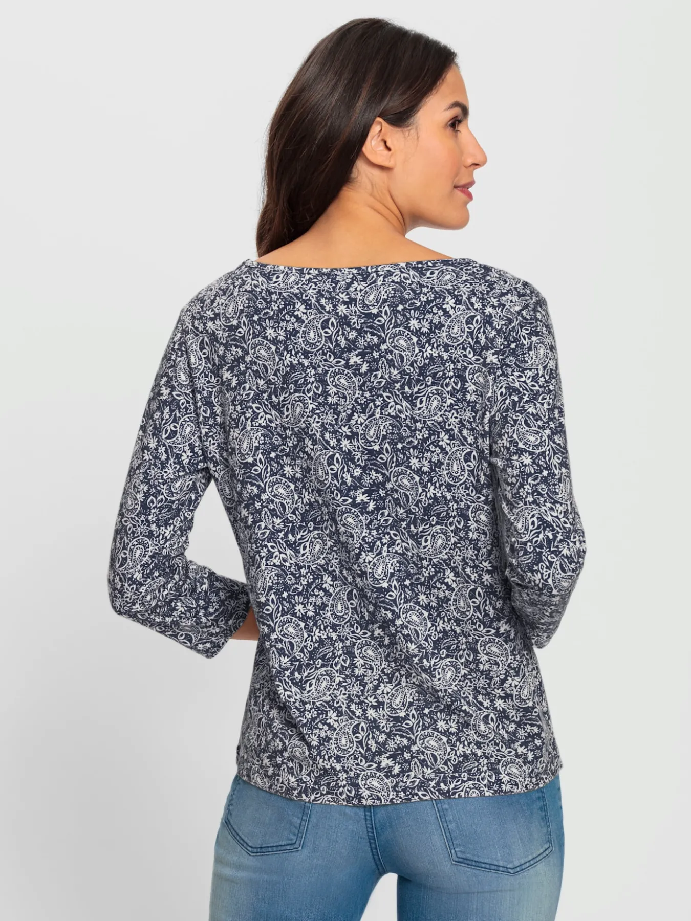 T-shirt imprimé 50% coton et 50% modal