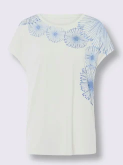 T-shirt imprimé accents brillants