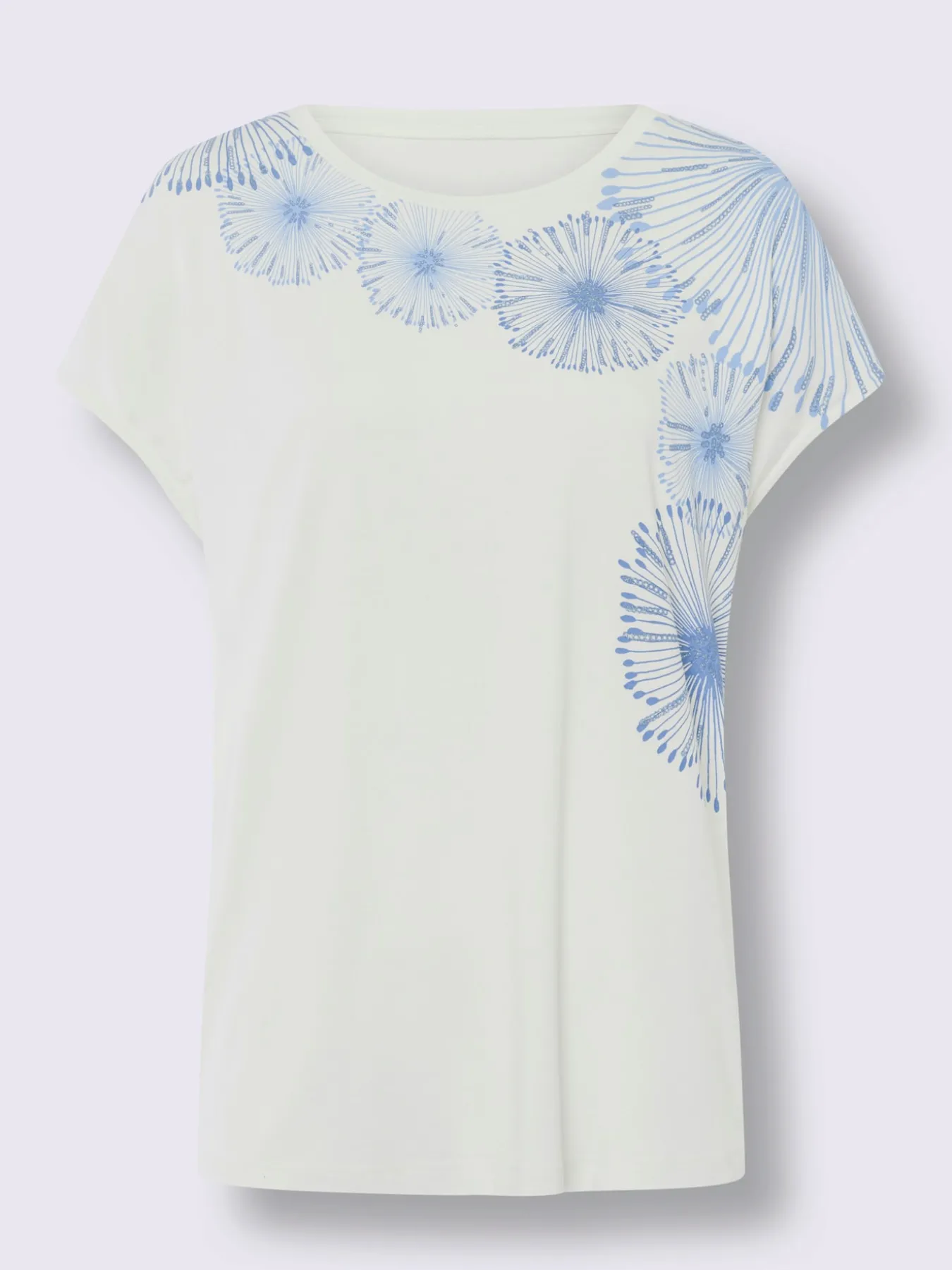 T-shirt imprimé accents brillants